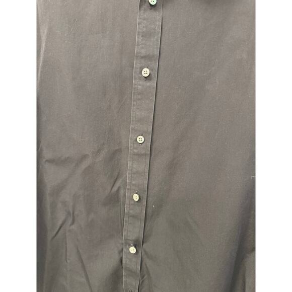 Proper Cloth Men's Black XXL Custom Shirt with "NM" Embroidery 100% Cotton - Picture 7 of 7